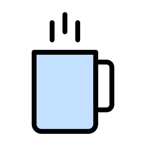 ホットドリンク Vector Stall Lineal Color icon