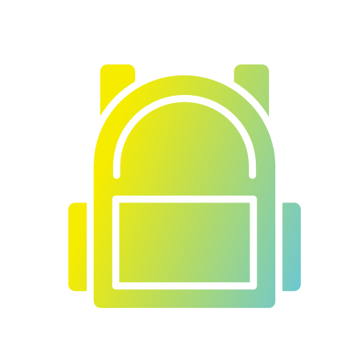 School bag Generic Flat Gradient icon
