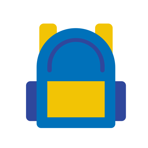 School bag Generic Flat icon