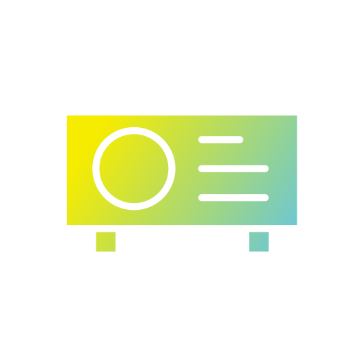 Projector device Generic Flat Gradient icon