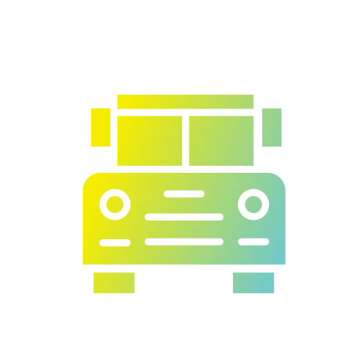 School bus Generic Flat Gradient icon