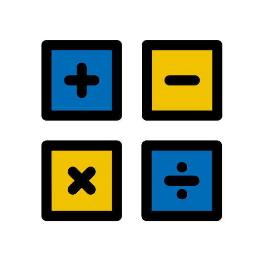 matematyka Generic Outline Color ikona