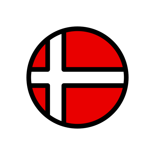 dänemark Generic Outline Color icon