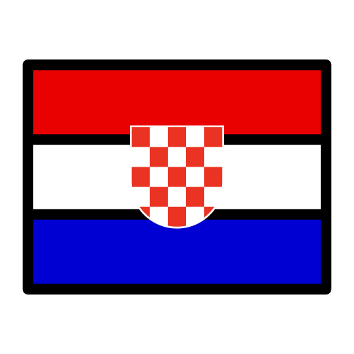 크로아티아 Generic Outline Color icon