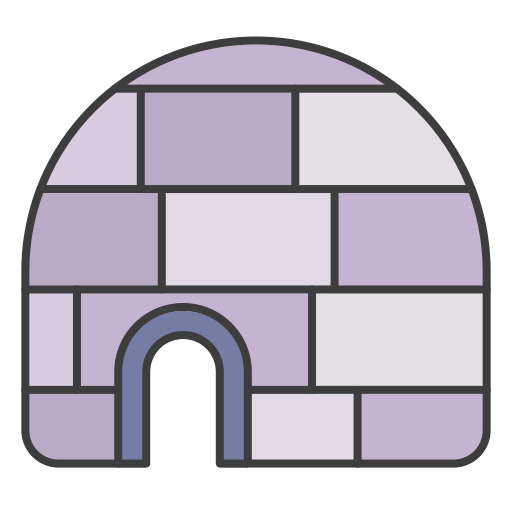 igloo Generic Outline Color icona
