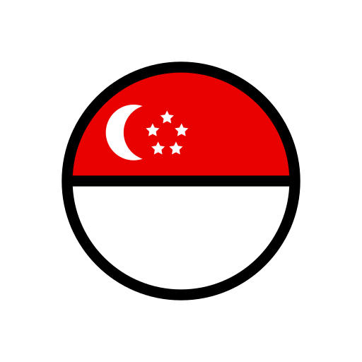 シンガポール Generic Outline Color icon