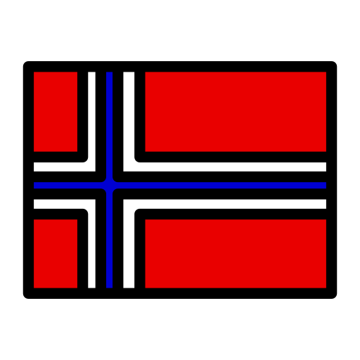 noruega Generic Outline Color icono