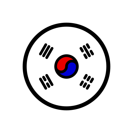 대한민국 Generic Outline Color icon