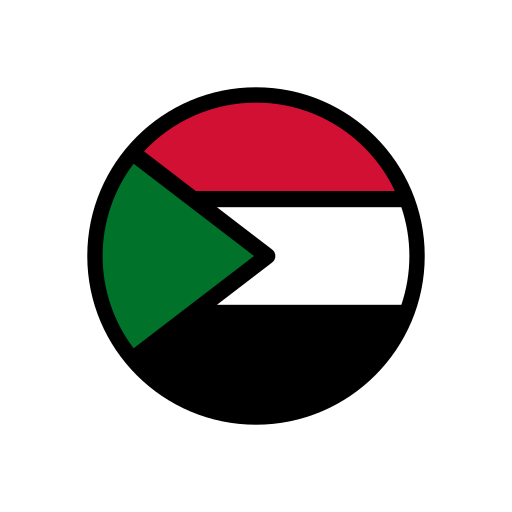 sudán Generic Outline Color icono