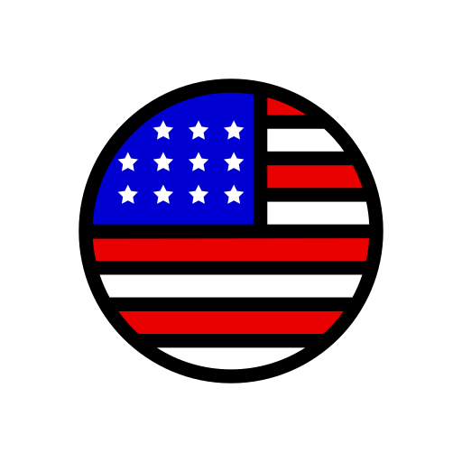 США Generic Outline Color иконка