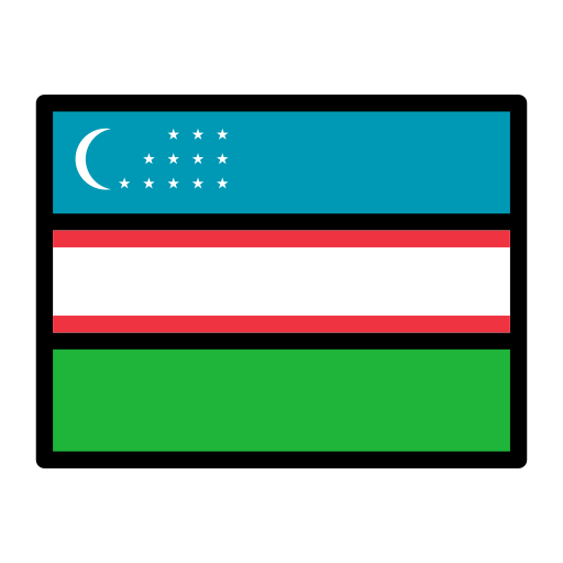 ウズベキスタン Generic Outline Color icon
