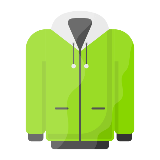 winter jas Generic Flat icoon