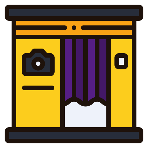 Photo booth Generic Outline Color icon