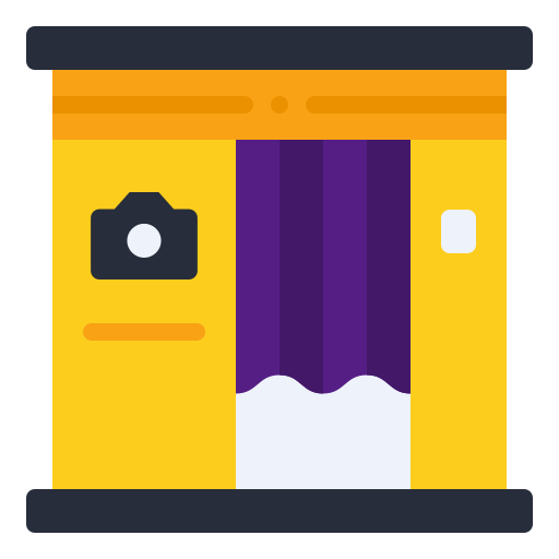 Photo booth Generic Flat icon