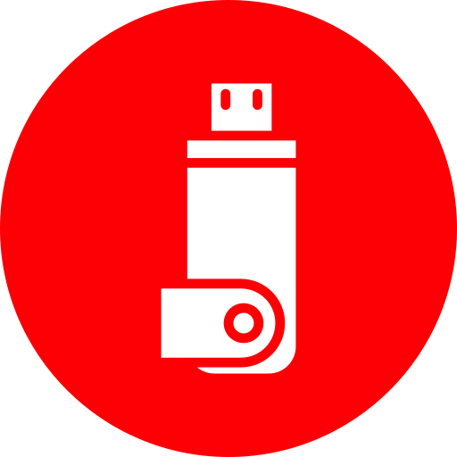 unidad flash Generic Flat icono