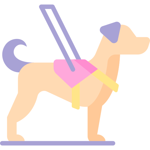 Guide dog Special Flat icon