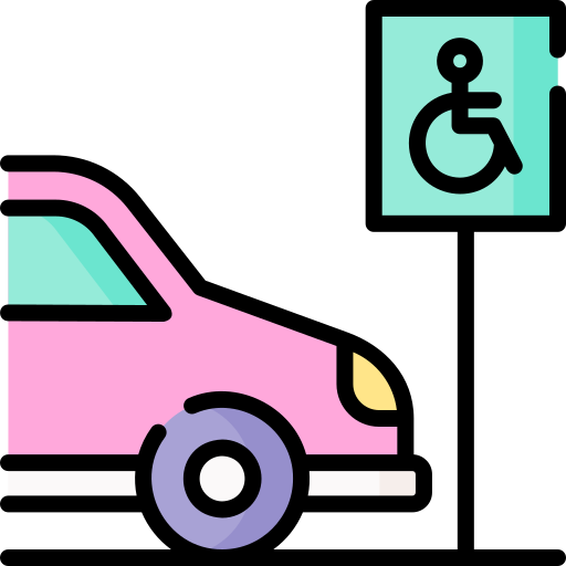Disabled sign Special Lineal color icon