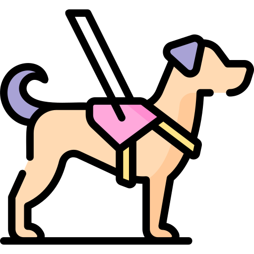 盲導犬 Special Lineal color icon