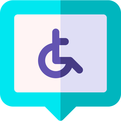 disabilitato Basic Rounded Flat icona
