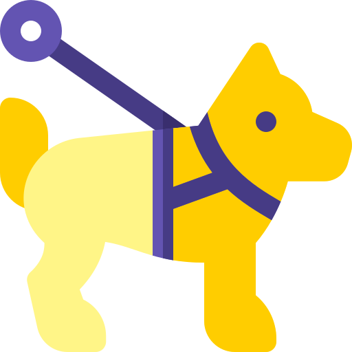 盲導犬 Basic Rounded Flat icon
