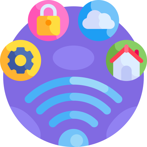 Iot Detailed Flat Circular Flat icon