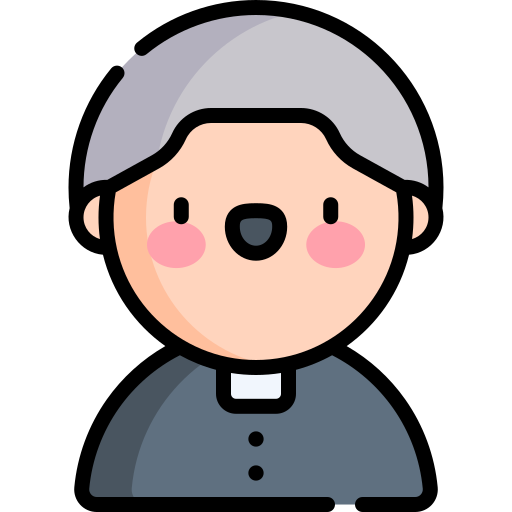 祭司 Kawaii Lineal color icon