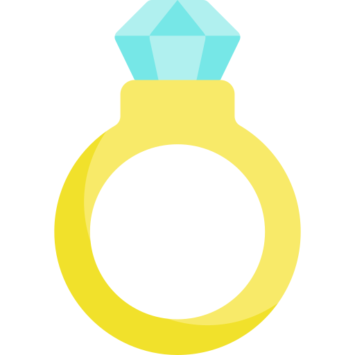 pierścień Kawaii Flat ikona