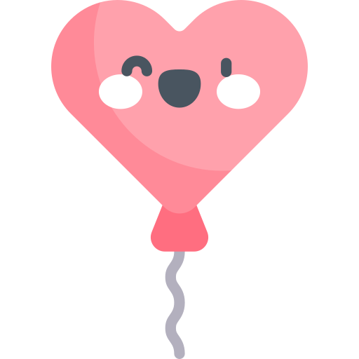 Balloon Kawaii Flat icon