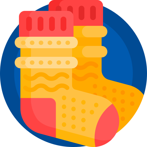 socken Detailed Flat Circular Flat icon