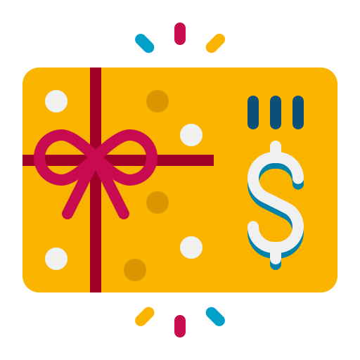 Gift card Flaticons Flat icon