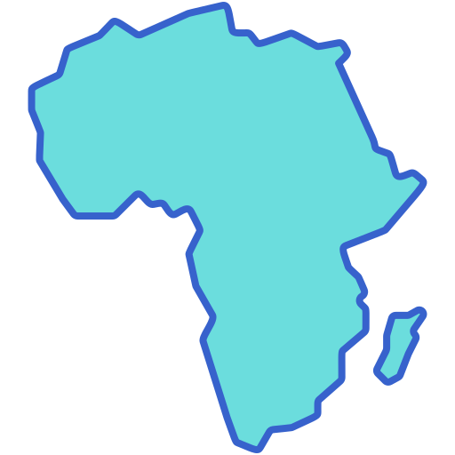África Flaticons Lineal Color icono
