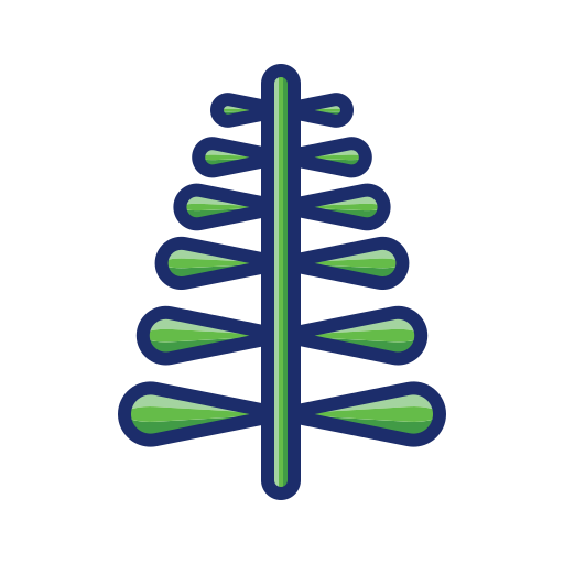 farnpflanze Flaticons Lineal Color icon