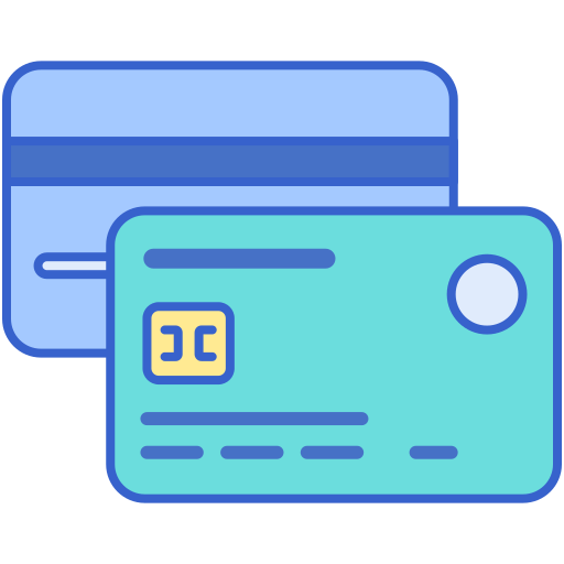 신용 카드 Flaticons Lineal Color icon