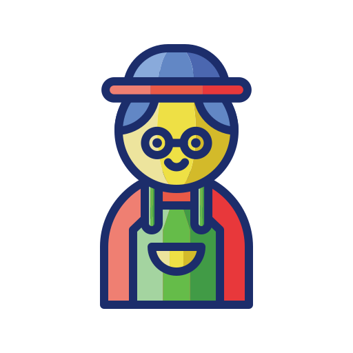 Gardener Flaticons Lineal Color icon