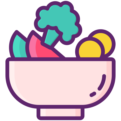 dieta Flaticons Lineal Color icona