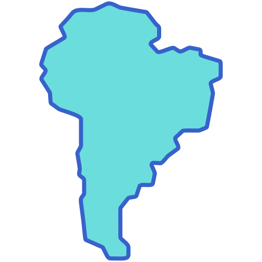 südamerika Flaticons Lineal Color icon