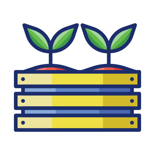Plant pot Flaticons Lineal Color icon