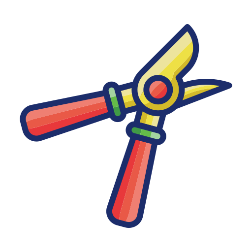 Pruning shears Flaticons Lineal Color icon