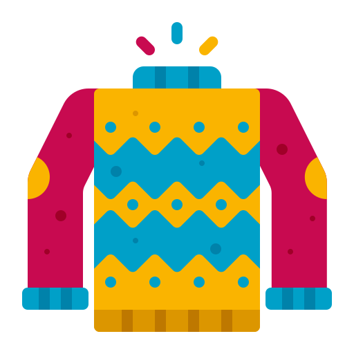 suéter Flaticons Flat icono