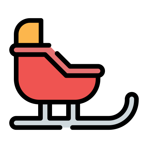 trineo Generic Outline Color icono