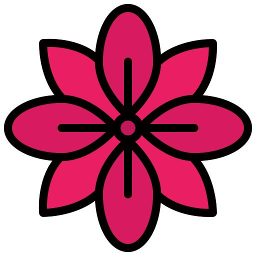 Poinsettia Generic Outline Color icon