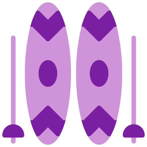 skistöcke Generic Flat icon