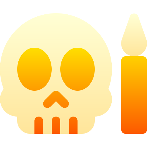 cráneo Basic Gradient Gradient icono