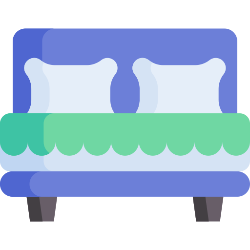 Double bed Special Flat icon
