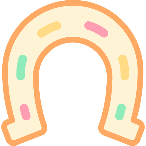 Horseshoe Detailed color Lineal color icon