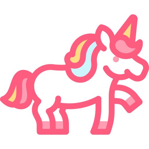 Unicorn Detailed color Lineal color icon