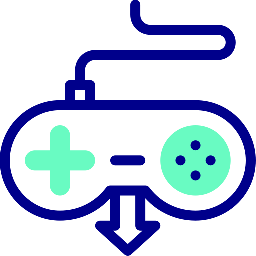 ゲームパッド Detailed Mixed Lineal color icon