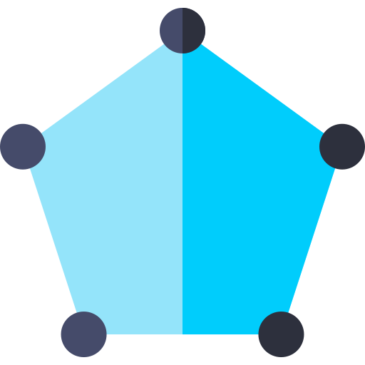 pentagono Basic Straight Flat icona