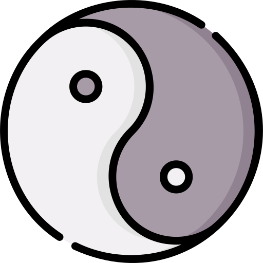 yin yang Special Lineal color ikona