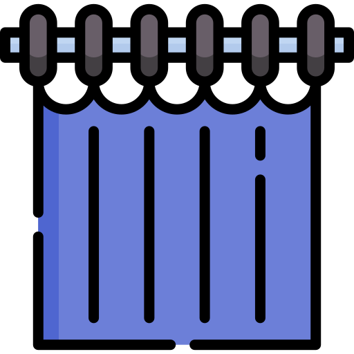 カーテン Special Lineal color icon